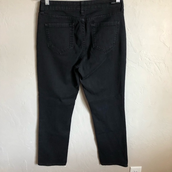 Liverpool Sadie Straight Faded Black Jeans - Picture 5 of 13